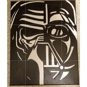 Kylo Ren/Darth Vader canvas painting